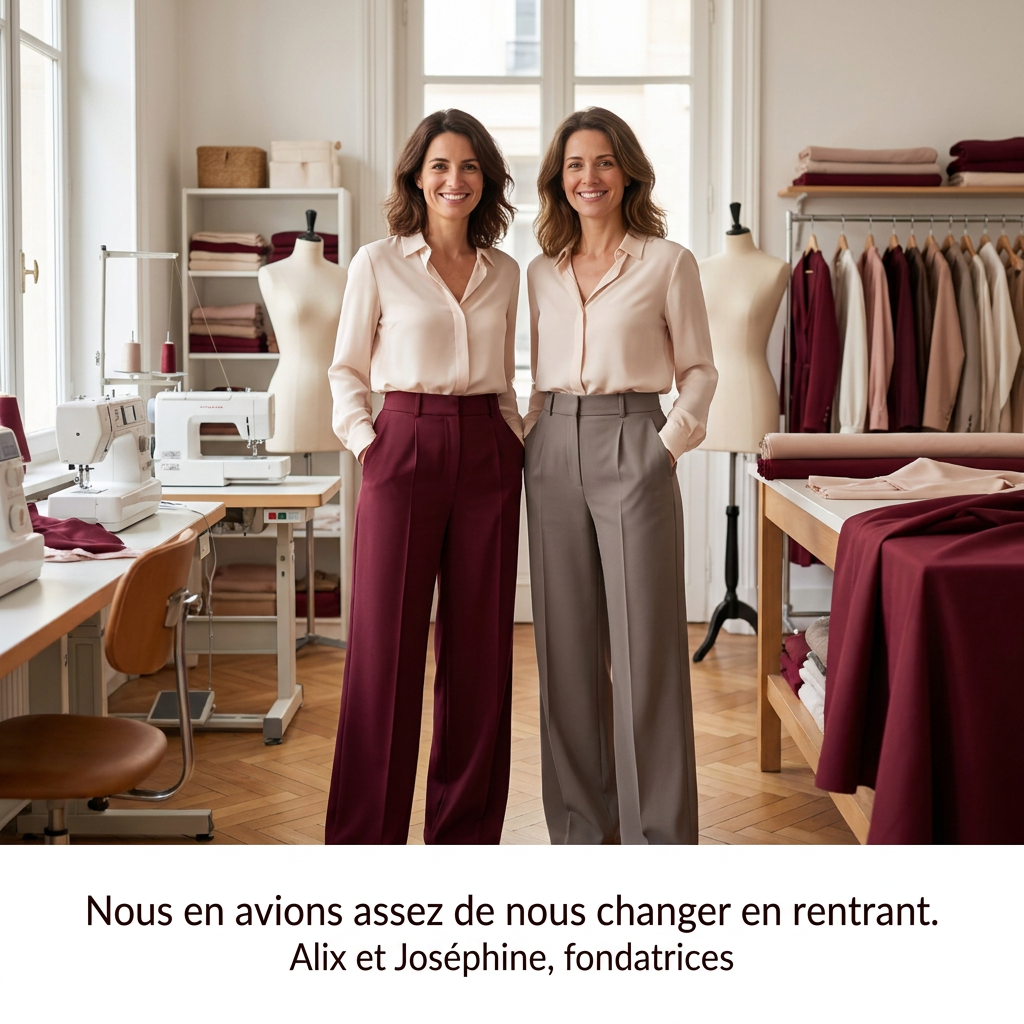 Purelya™ | Pantalon de tailleur taille haute — infroissable, élasticité 4 sens