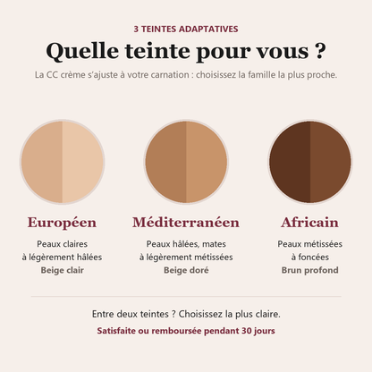 Purelya CC Crème C - Formule Innovante pour Illuminer et Cacher les Imperfections