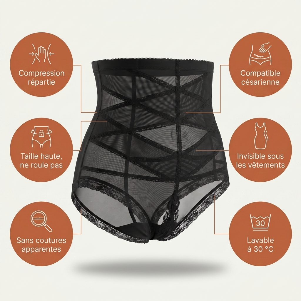 Sonnora™ | Culotte haute gainante spécial post-partum
