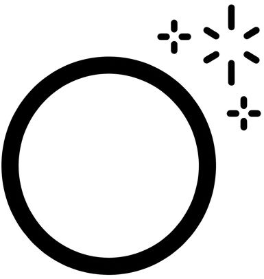 Icône trois teintes